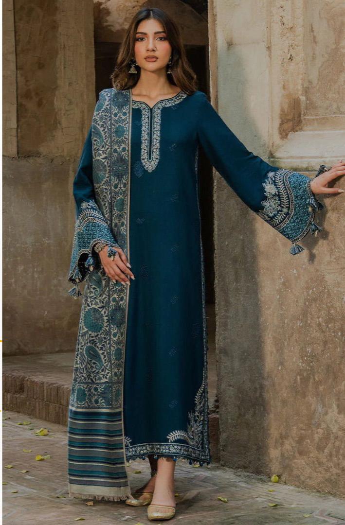 Izel Embroidered Unstitched 3 Pc Dhanak stuff