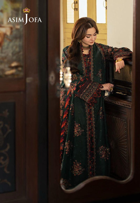 Asim jofa Unstitched 3 Pc Dhanak stuff