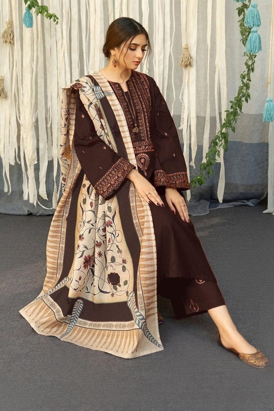 ailsling unstitched dhanak dress