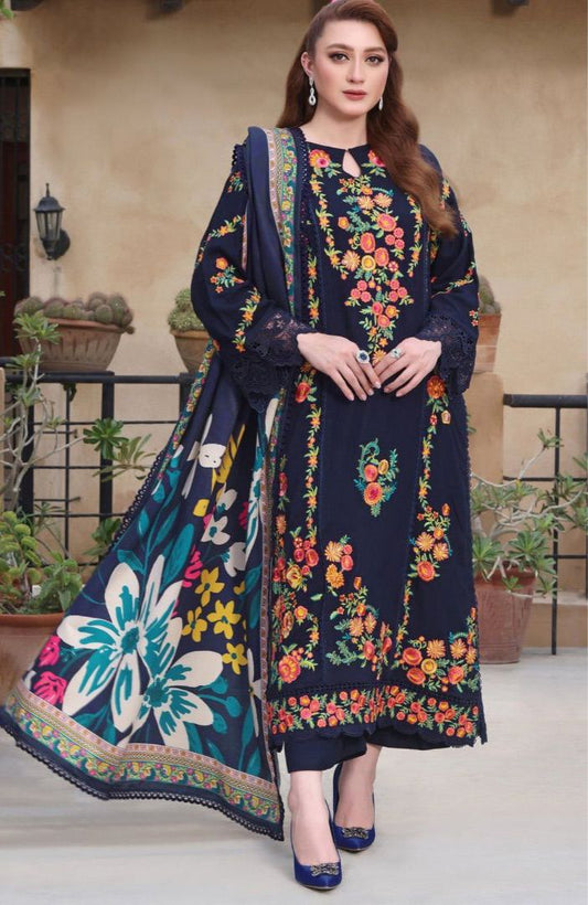 Aneelas Unstitched 3 Pc Dhanak stuff