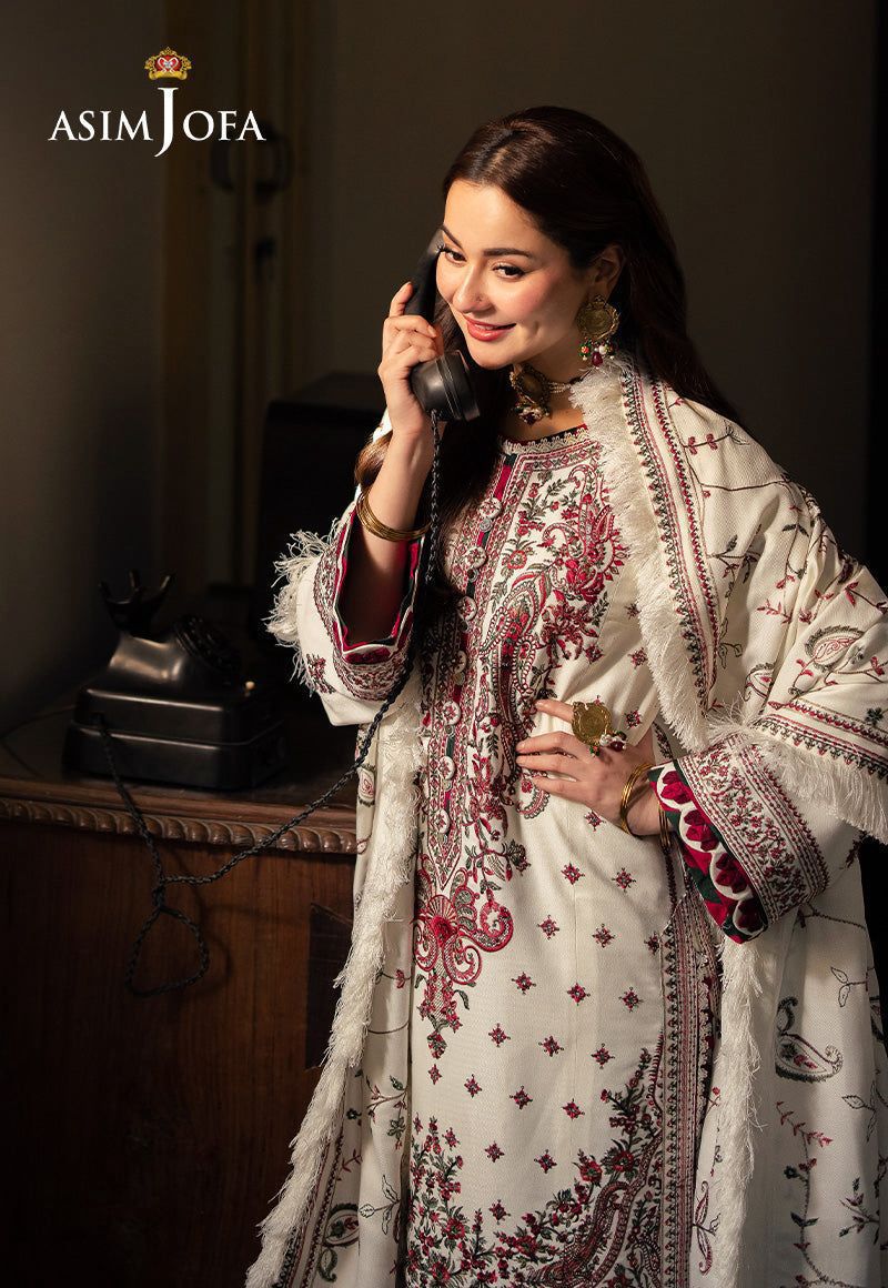 Asim jofa Unstitched 3 Pc Dhanak stuff