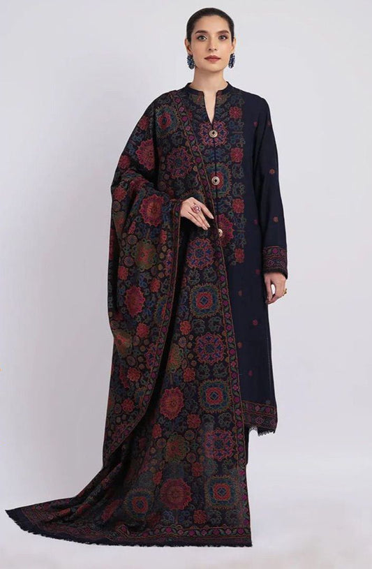 Bareeze Unstitched 3 Pc Dhanak stuff