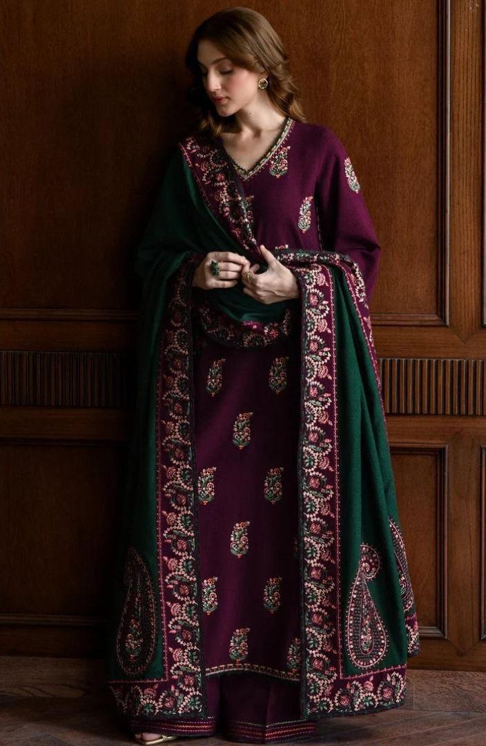 Batik Unstitched 3 Pc Dhanak stuff