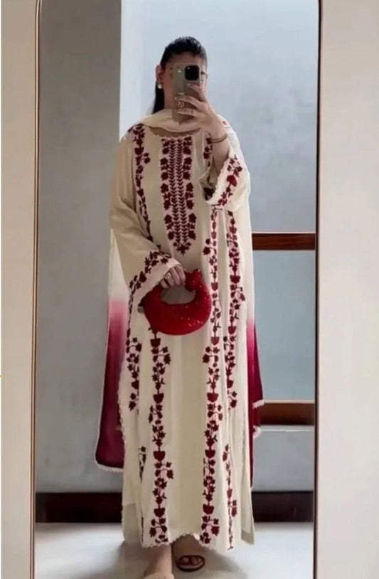 Baroque Unstitched 3 Pc Dhanak