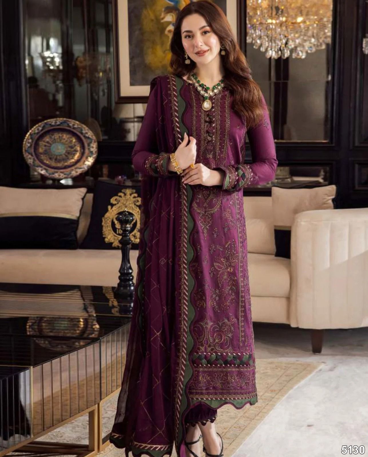 Asim jofa Unstitched 3 Pc Dhanak stuff