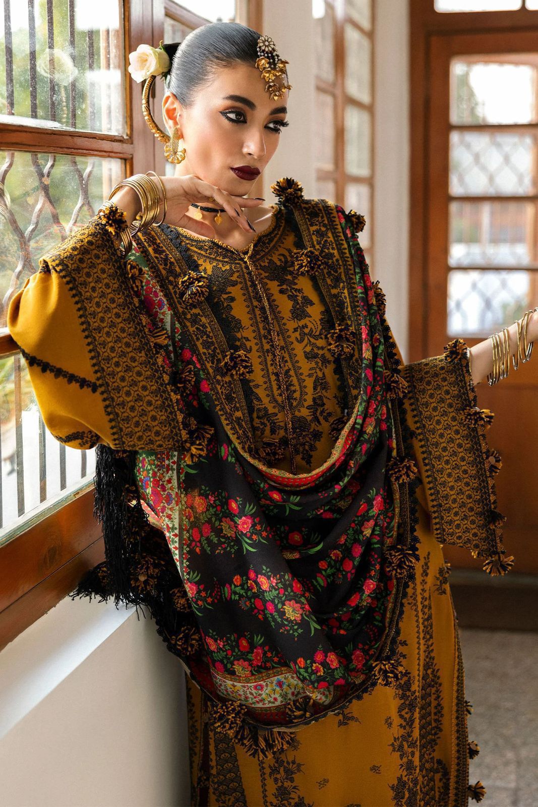 Hussain Raher Unstitched 3 Pc Dhanak stuff