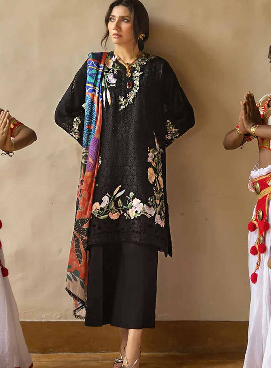 Mushq Unstitched 3 Pc Dhanak stuff